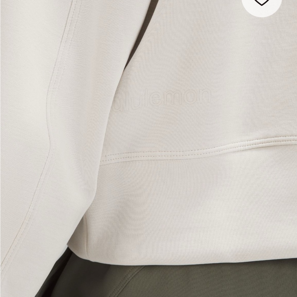 Lululemon NWT Softstream Perfectly Oversized Cropped Crew - Picture 3 of 6